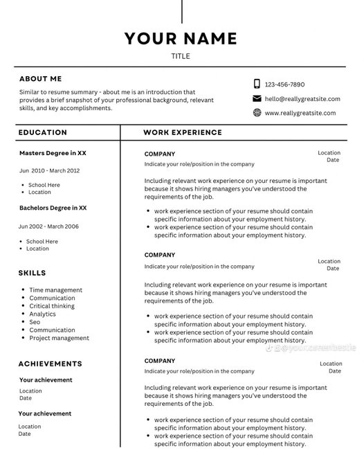 Resume Template